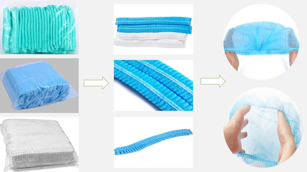 Surgical/Medical/Dental/Nursing/Scrub/Space/Mob/Mop/Work/Snood/SMS Nonwoven Disposable PP Cap